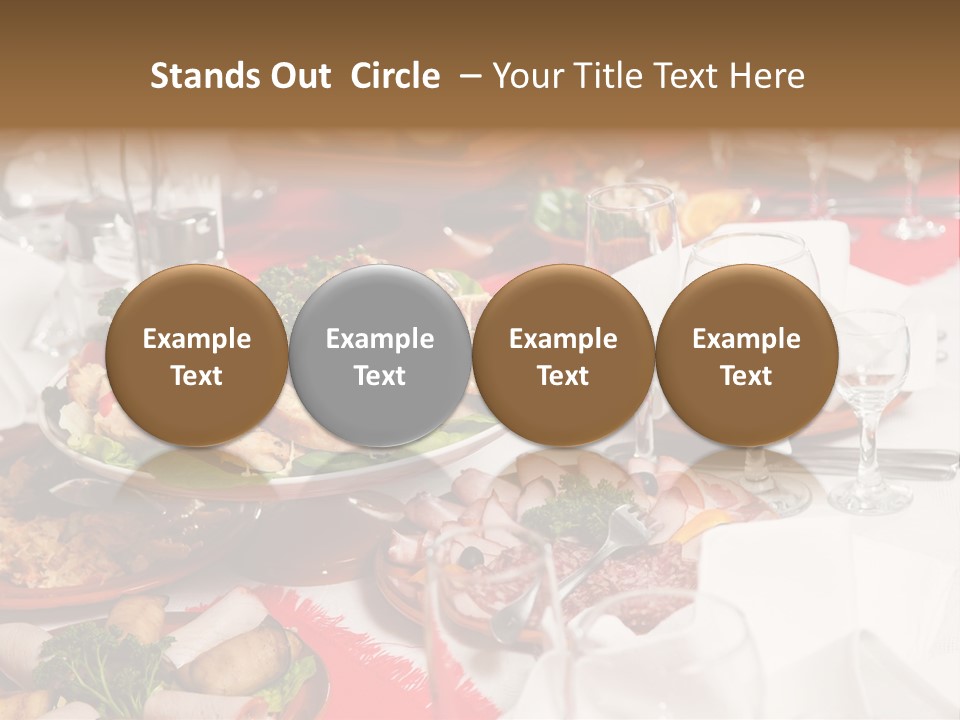 Set Banquet Fancy PowerPoint Template