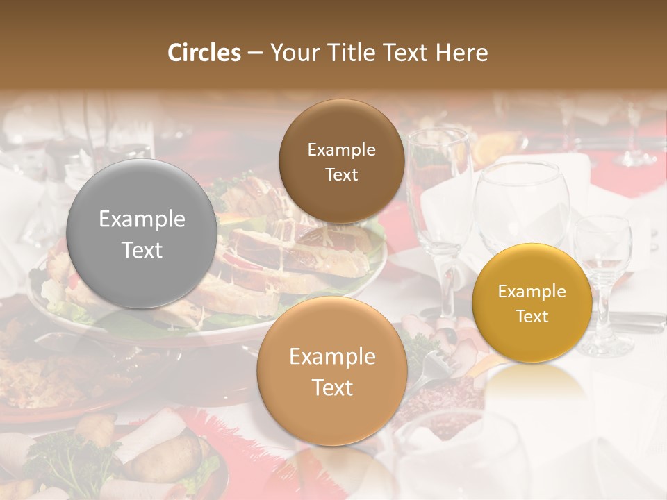 Set Banquet Fancy PowerPoint Template