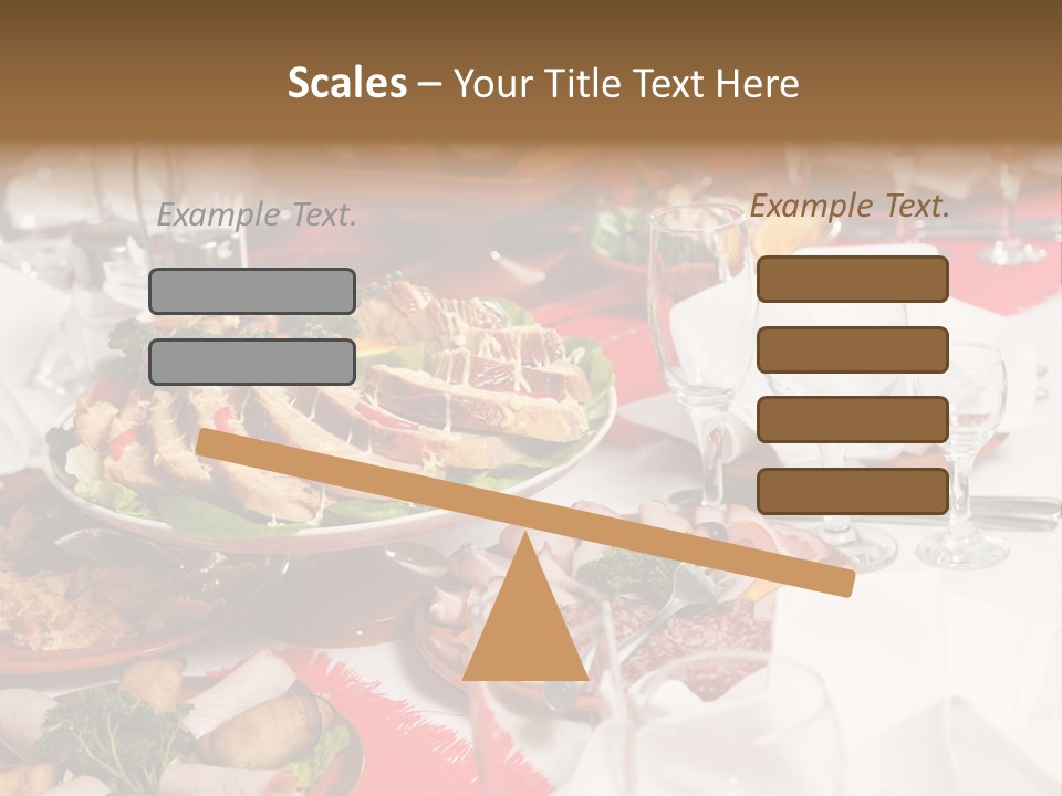 Set Banquet Fancy PowerPoint Template