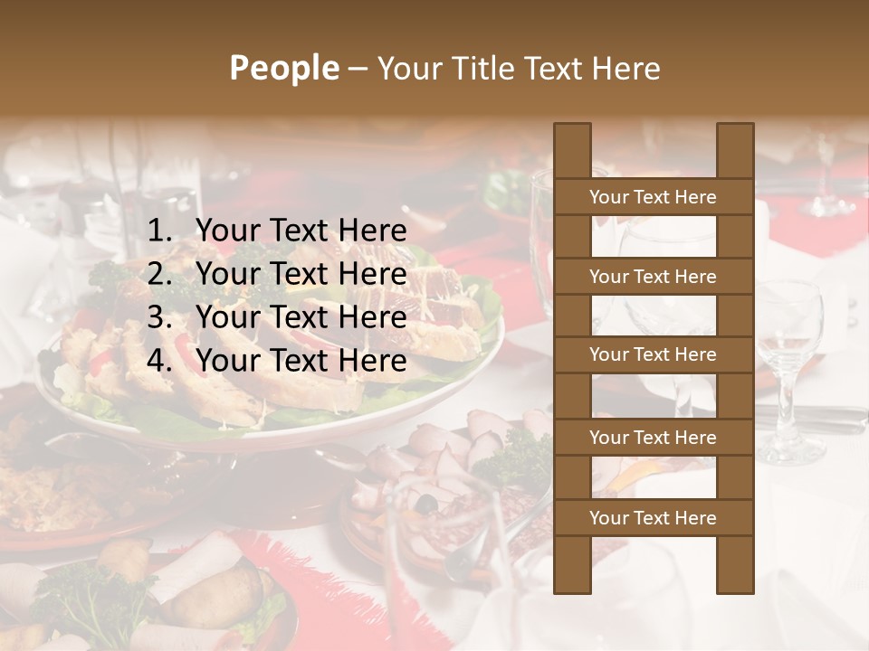 Set Banquet Fancy PowerPoint Template