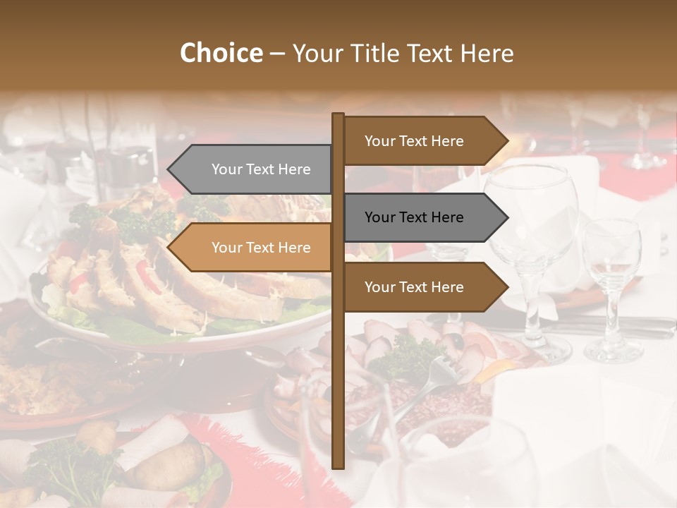 Set Banquet Fancy PowerPoint Template