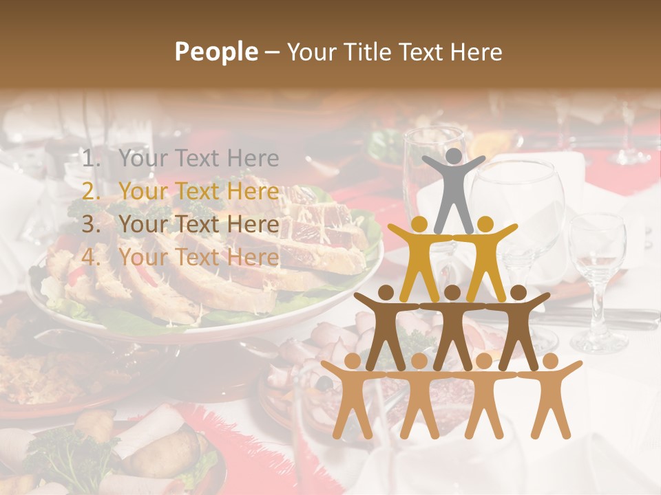 Set Banquet Fancy PowerPoint Template