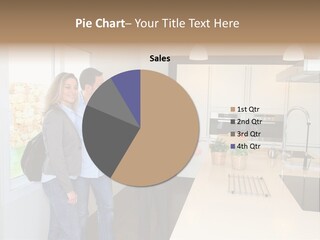 Woman Showing Businessman PowerPoint Template