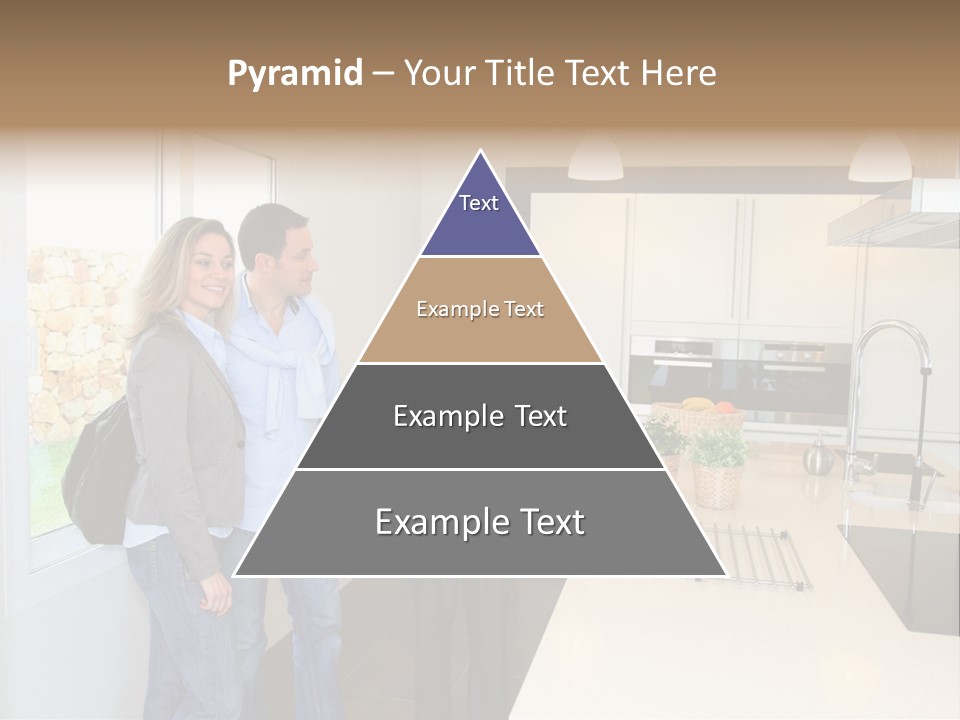 Woman Showing Businessman PowerPoint Template