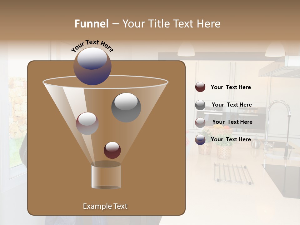 Woman Showing Businessman PowerPoint Template