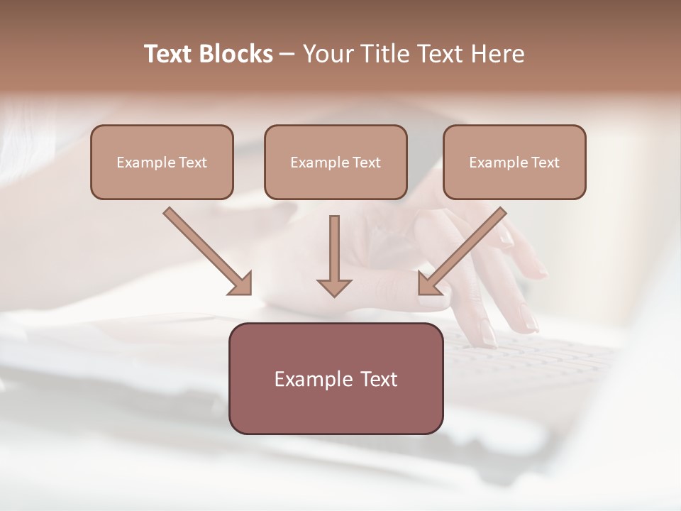 A Woman Holding A Credit Card While Typing On A Laptop PowerPoint Template