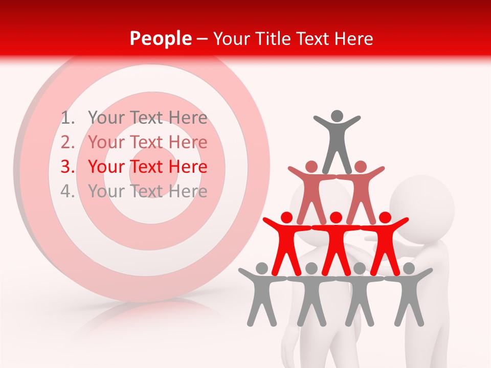 Reflection Pointing Coaching PowerPoint Template