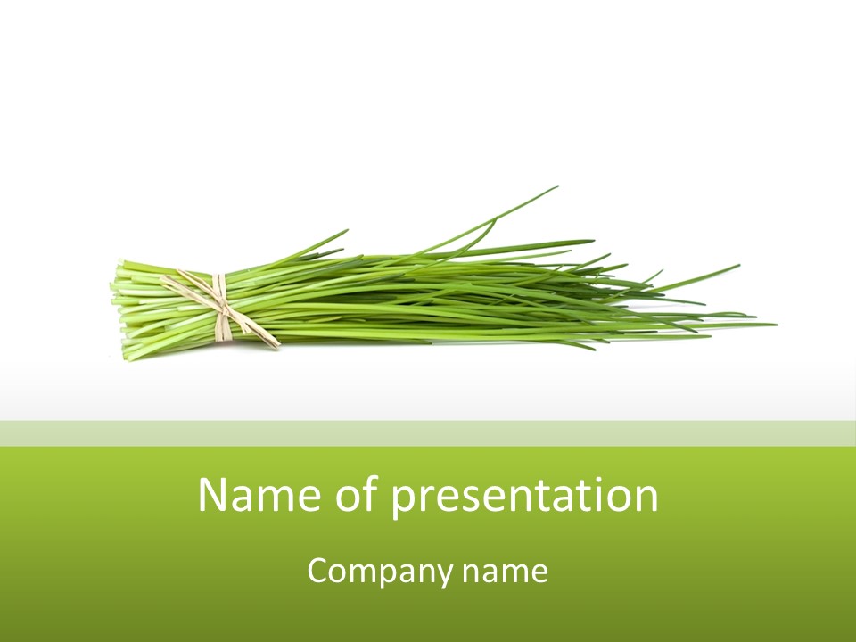 Botanical Healthy Aromatic PowerPoint Template