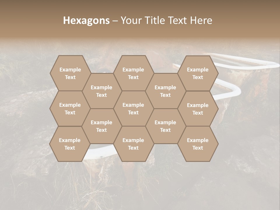 Bathtub Relaxation Alone PowerPoint Template