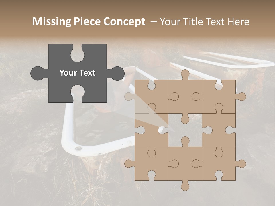 Bathtub Relaxation Alone PowerPoint Template