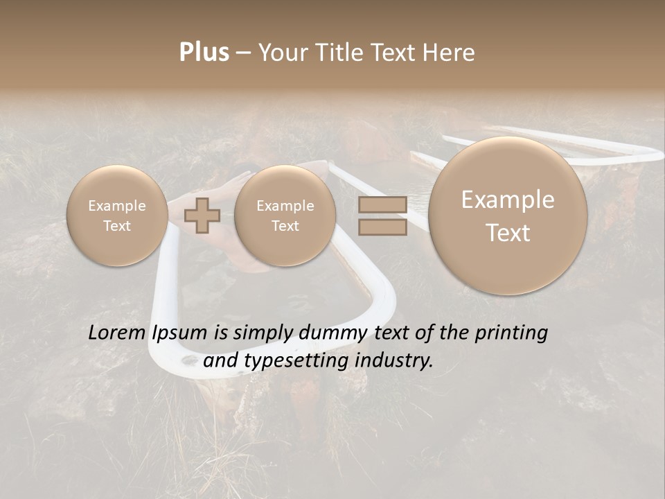 Bathtub Relaxation Alone PowerPoint Template