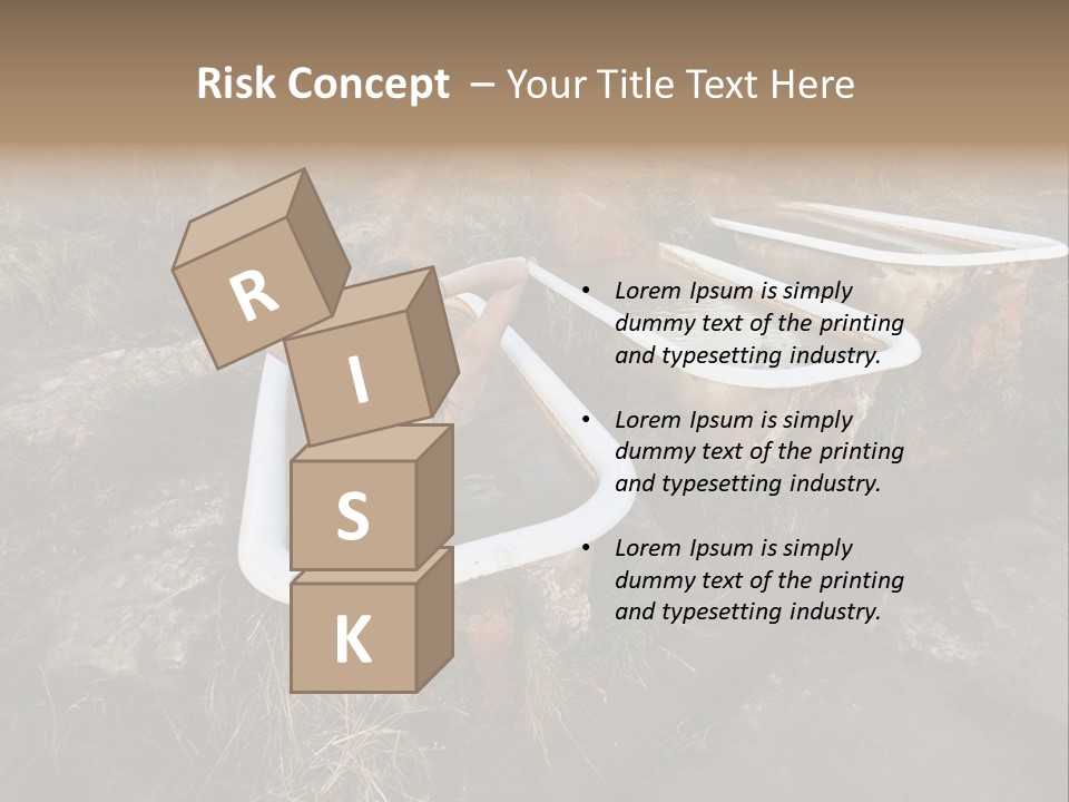 Bathtub Relaxation Alone PowerPoint Template