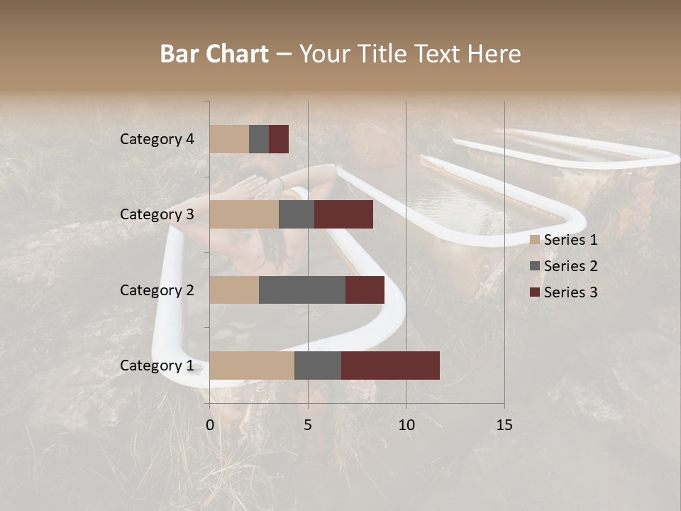 Bathtub Relaxation Alone PowerPoint Template