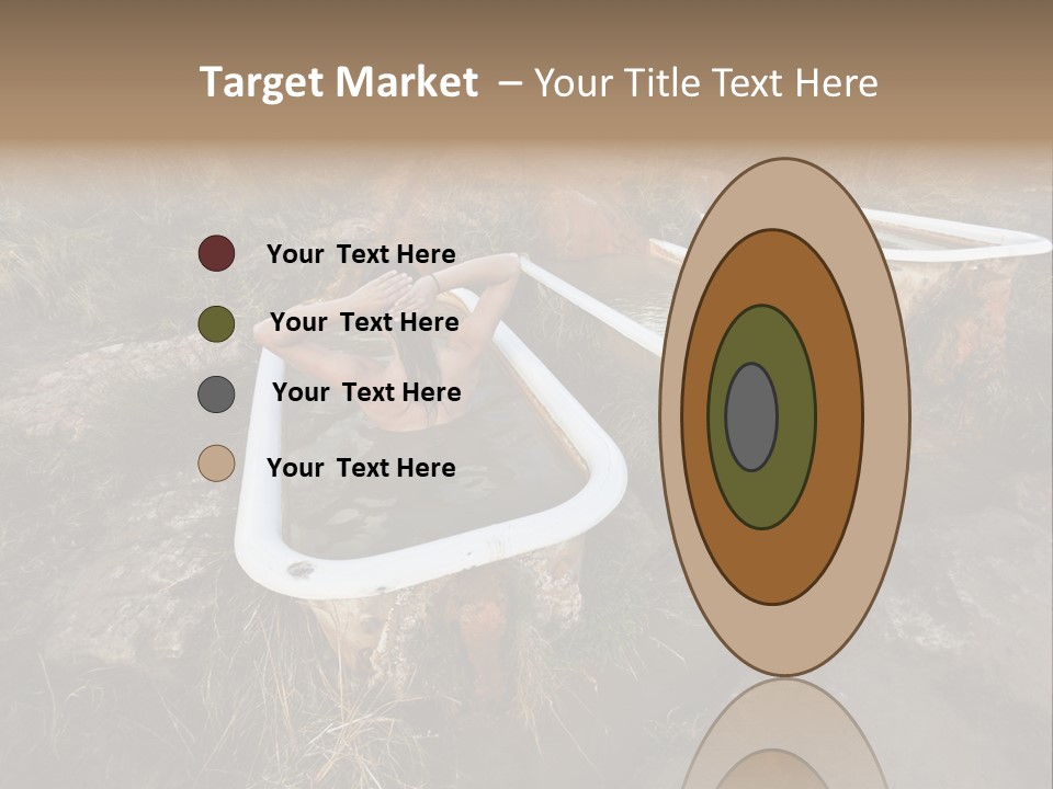Bathtub Relaxation Alone PowerPoint Template