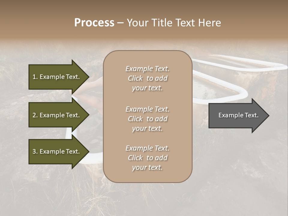 Bathtub Relaxation Alone PowerPoint Template
