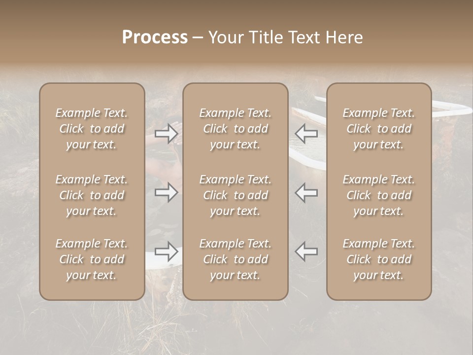 Bathtub Relaxation Alone PowerPoint Template