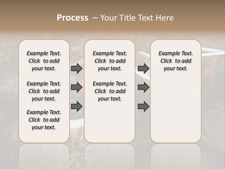 Bathtub Relaxation Alone PowerPoint Template