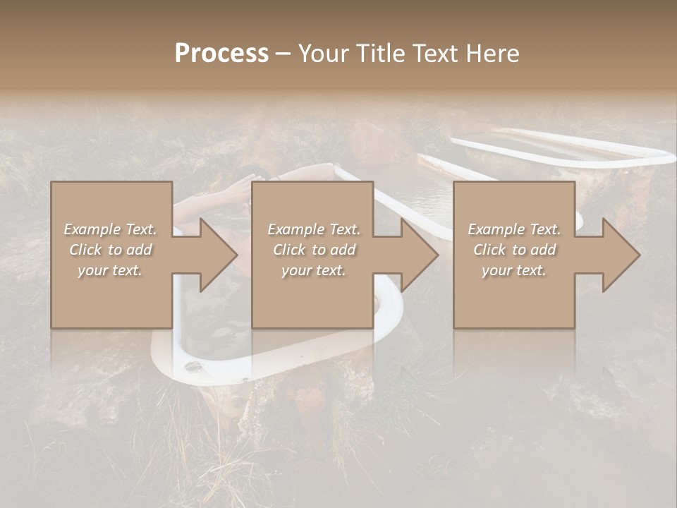 Bathtub Relaxation Alone PowerPoint Template