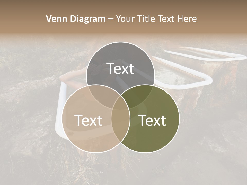 Bathtub Relaxation Alone PowerPoint Template