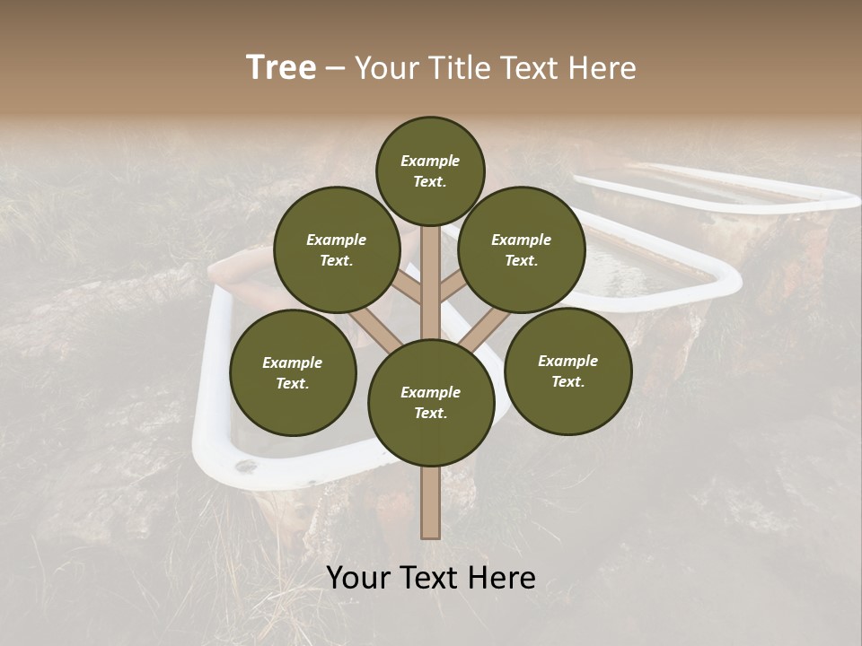 Bathtub Relaxation Alone PowerPoint Template
