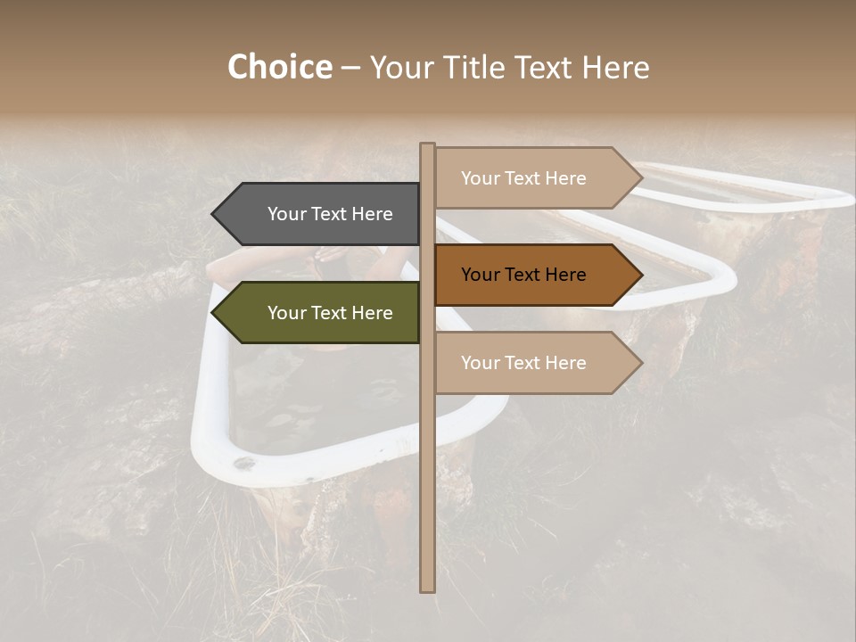 Bathtub Relaxation Alone PowerPoint Template