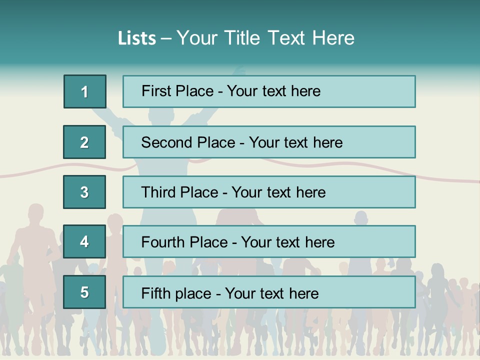 Graphic Outdoors Champion PowerPoint Template