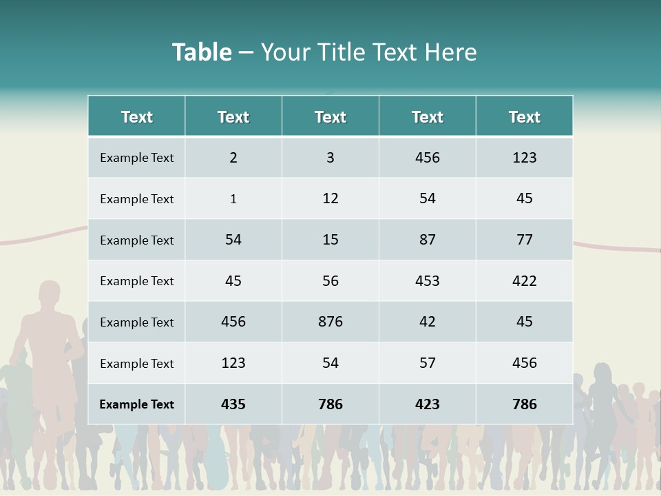 Graphic Outdoors Champion PowerPoint Template