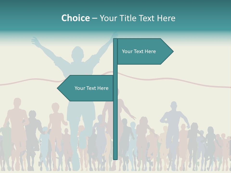 Graphic Outdoors Champion PowerPoint Template