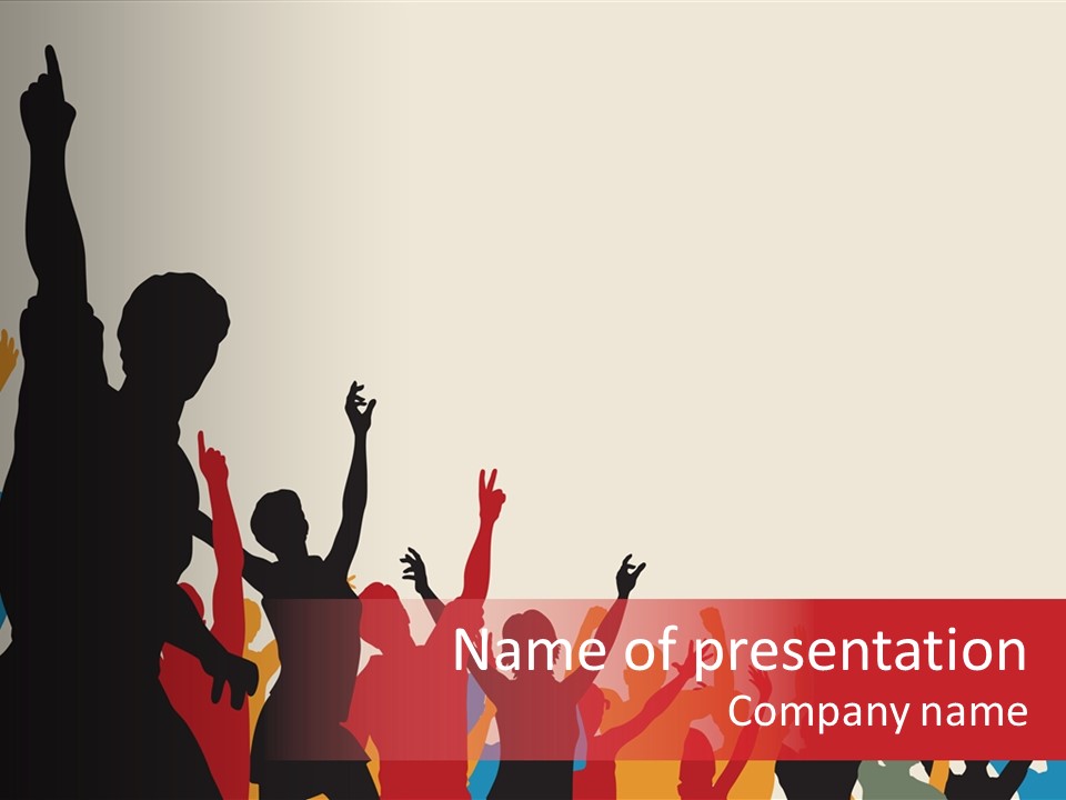 Body Copy Space Concert PowerPoint Template