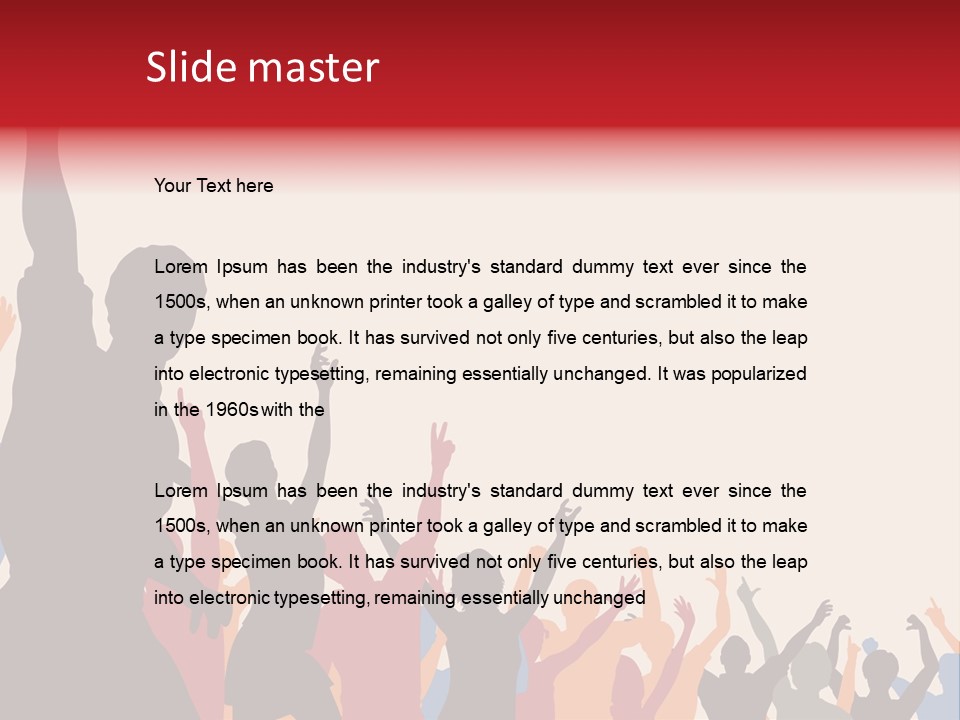 Body Copy Space Concert PowerPoint Template