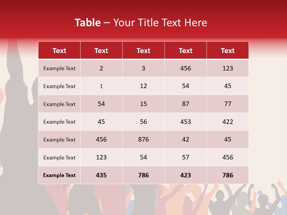 Body Copy Space Concert PowerPoint Template