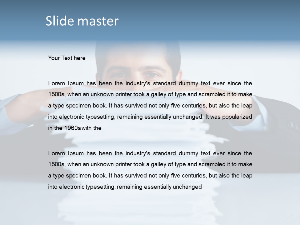 Sit Style Rays PowerPoint Template