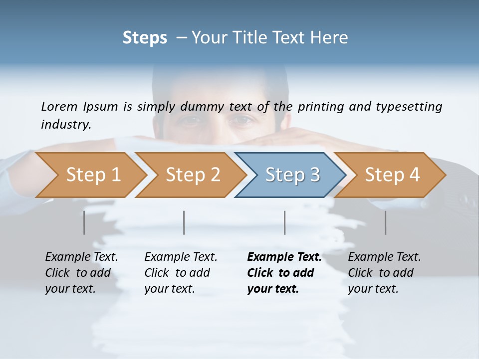 Sit Style Rays PowerPoint Template