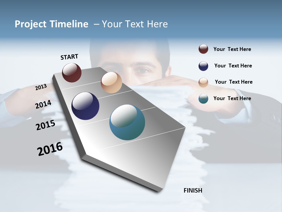 Sit Style Rays PowerPoint Template