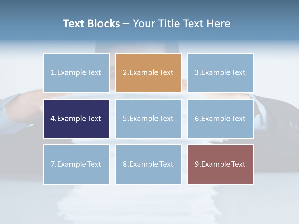 Sit Style Rays PowerPoint Template