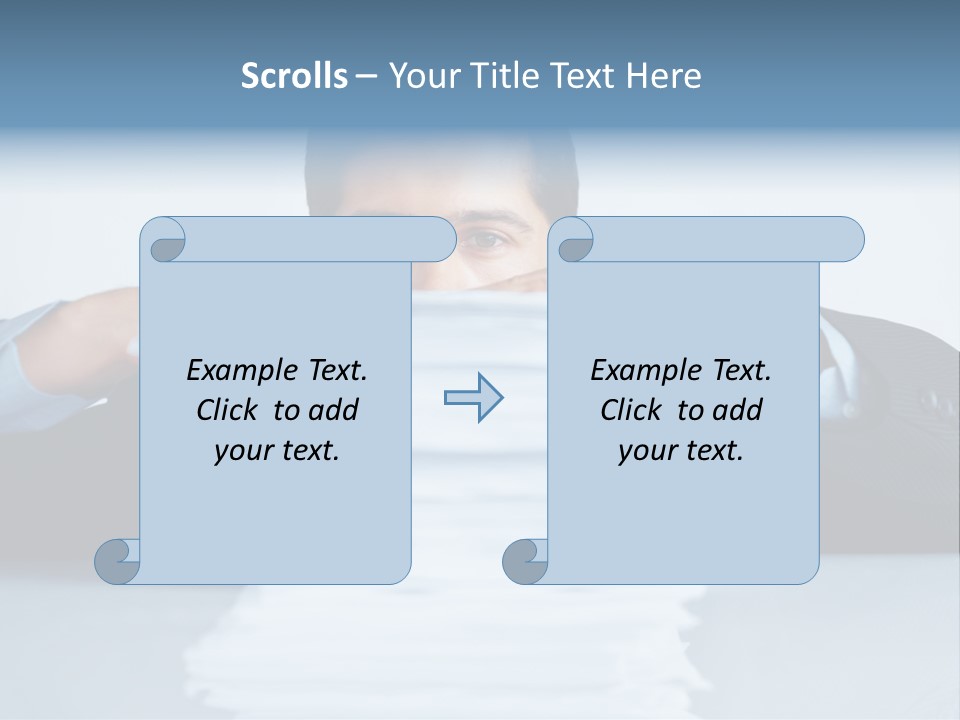Sit Style Rays PowerPoint Template