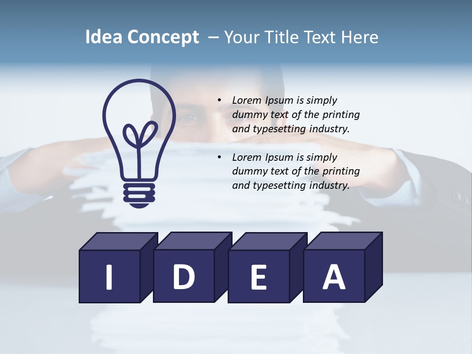 Sit Style Rays PowerPoint Template