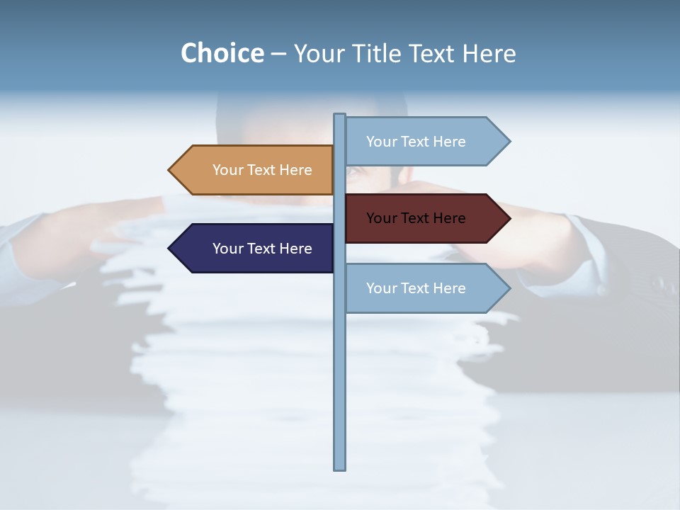 Sit Style Rays PowerPoint Template