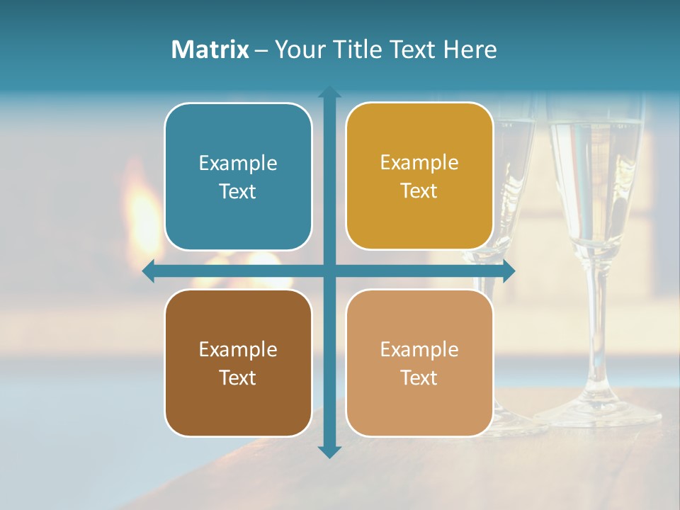 People Glass Beverage PowerPoint Template