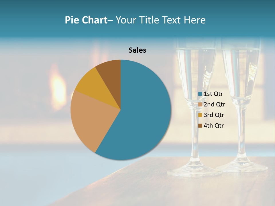 People Glass Beverage PowerPoint Template