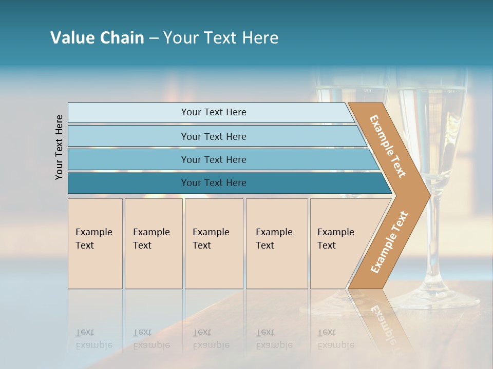 People Glass Beverage PowerPoint Template