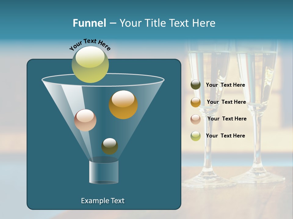 People Glass Beverage PowerPoint Template
