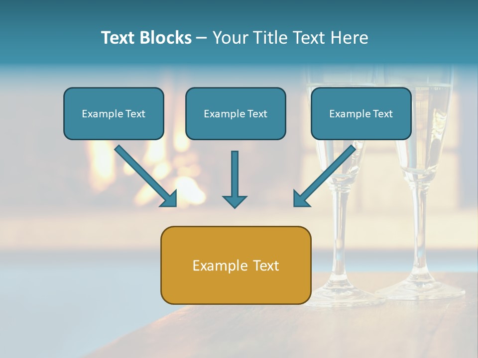 People Glass Beverage PowerPoint Template