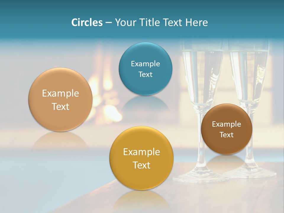 People Glass Beverage PowerPoint Template