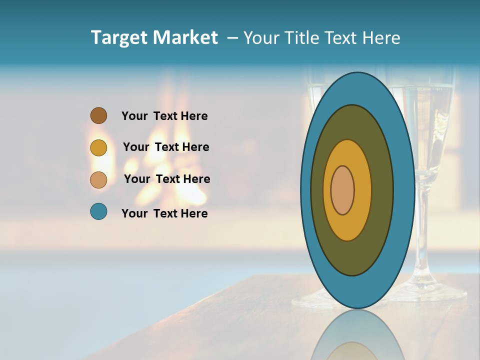 People Glass Beverage PowerPoint Template