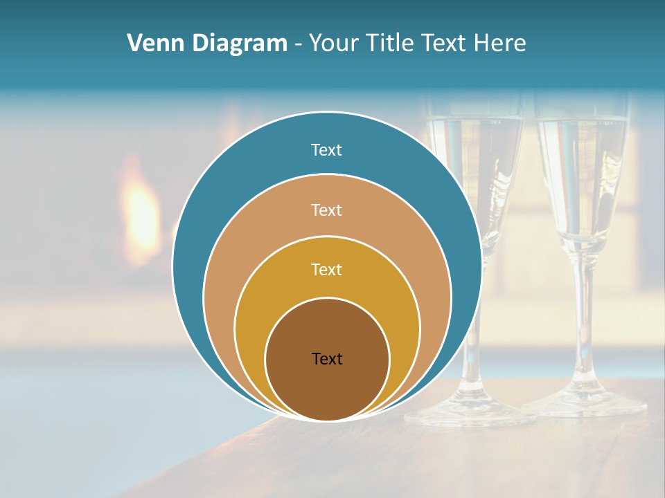 People Glass Beverage PowerPoint Template