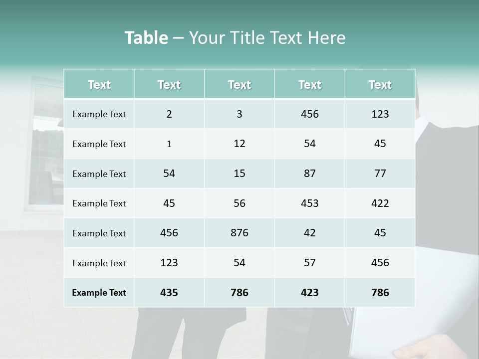 Woman Senior Showing PowerPoint Template