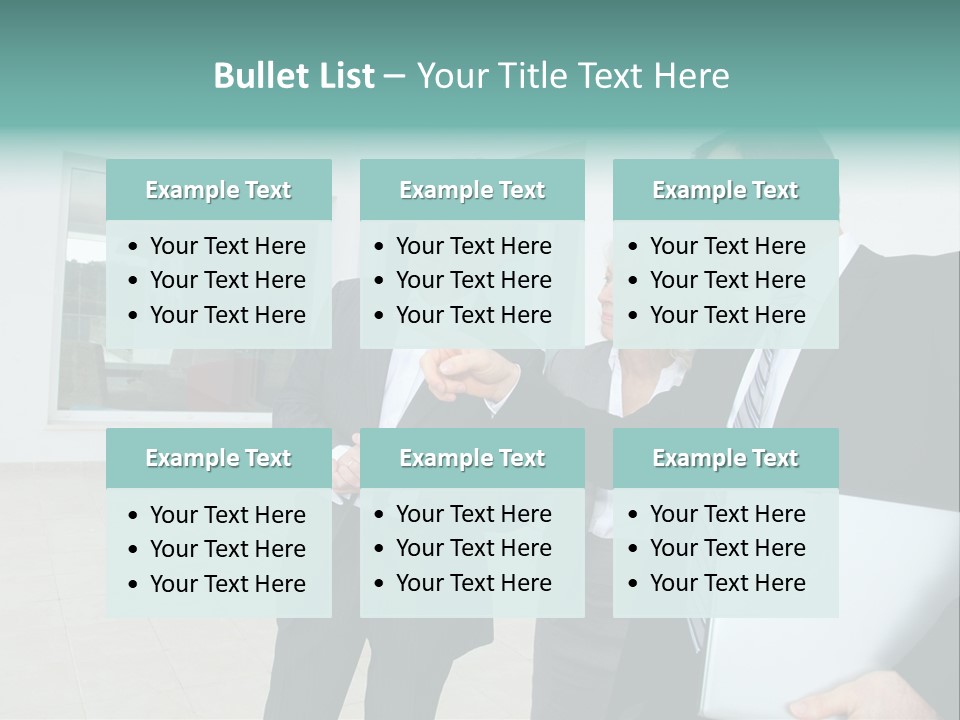 Woman Senior Showing PowerPoint Template