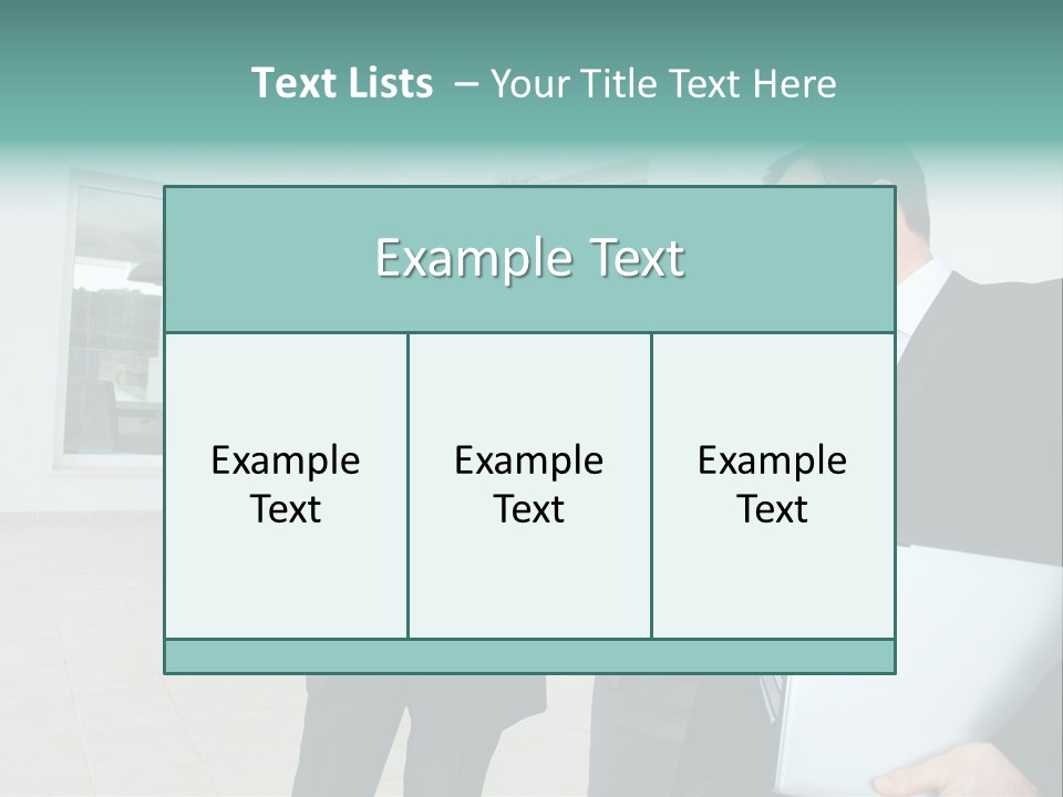 Woman Senior Showing PowerPoint Template