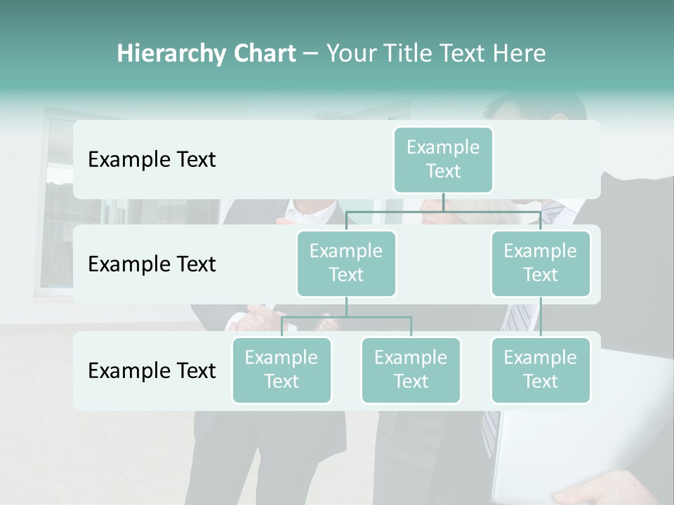 Woman Senior Showing PowerPoint Template